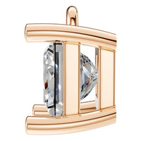 PE-1923 Rose Gold Pendant SET - Side View