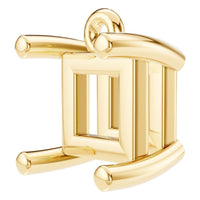 PE-1923 Yellow Gold Pendant UNSET - ANGLE