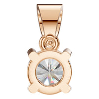 PE-1923 Rose Gold Pendant SET - BACK