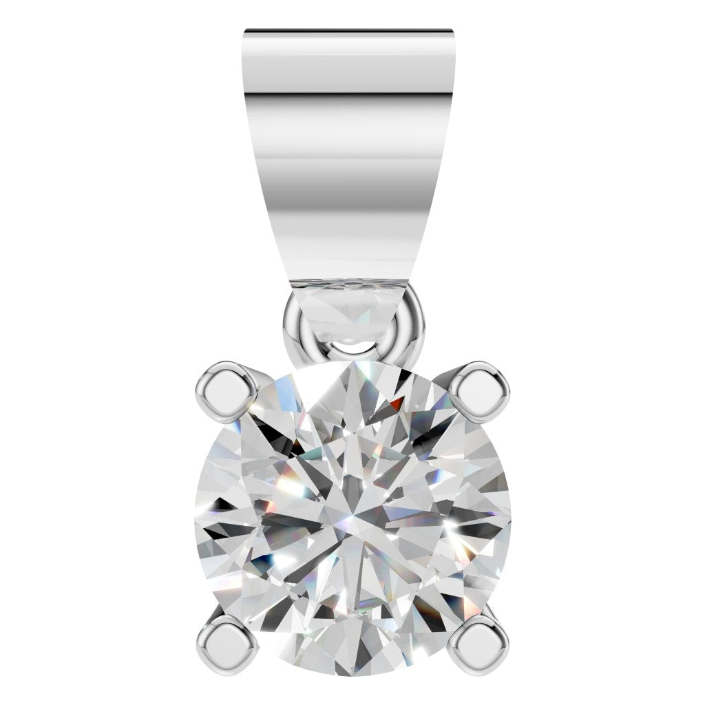 PE-1923 White Gold Pendant SET - Main View