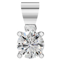 PE-1923 White Gold Pendant SET - Main View