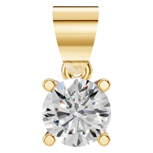 PE-1923 Yellow Gold Pendant SET - Main View