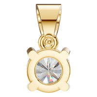 PE-1923 Yellow Gold Pendant SET - BACK
