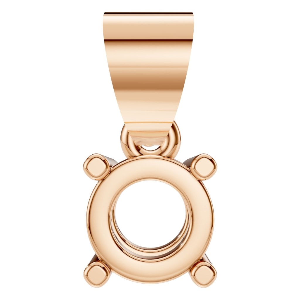 PE-1923 Rose Gold Pendant UNSET - Main View