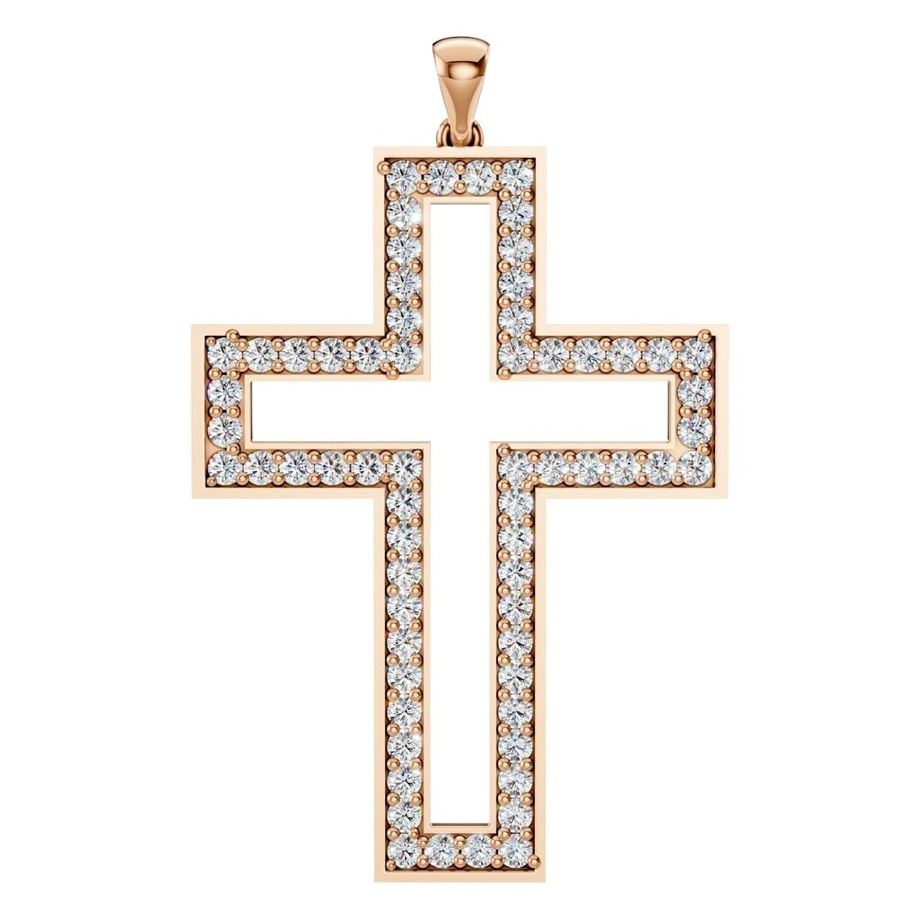 PE-2543 Rose Gold Pendant SET - Main View