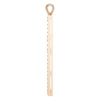 PE-2543 Rose Gold Pendant SET - Side View
