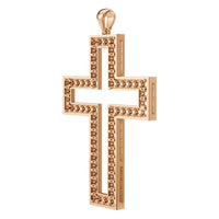 PE-2543 Rose Gold Pendant UNSET - ANGLE