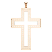 PE-2543 Rose Gold Pendant UNSET - BACK