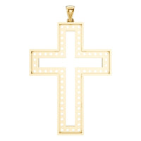 PE-2543 Yellow Gold Pendant UNSET - BACK
