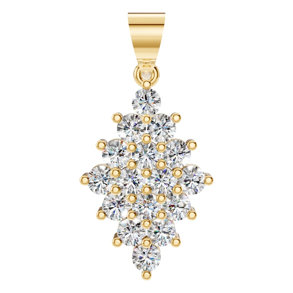PE-2625 Yellow Gold Pendant SET - Main View