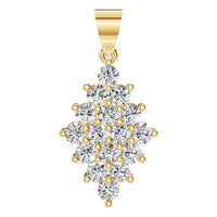 PE-2625 Yellow Gold Pendant SET - Main View
