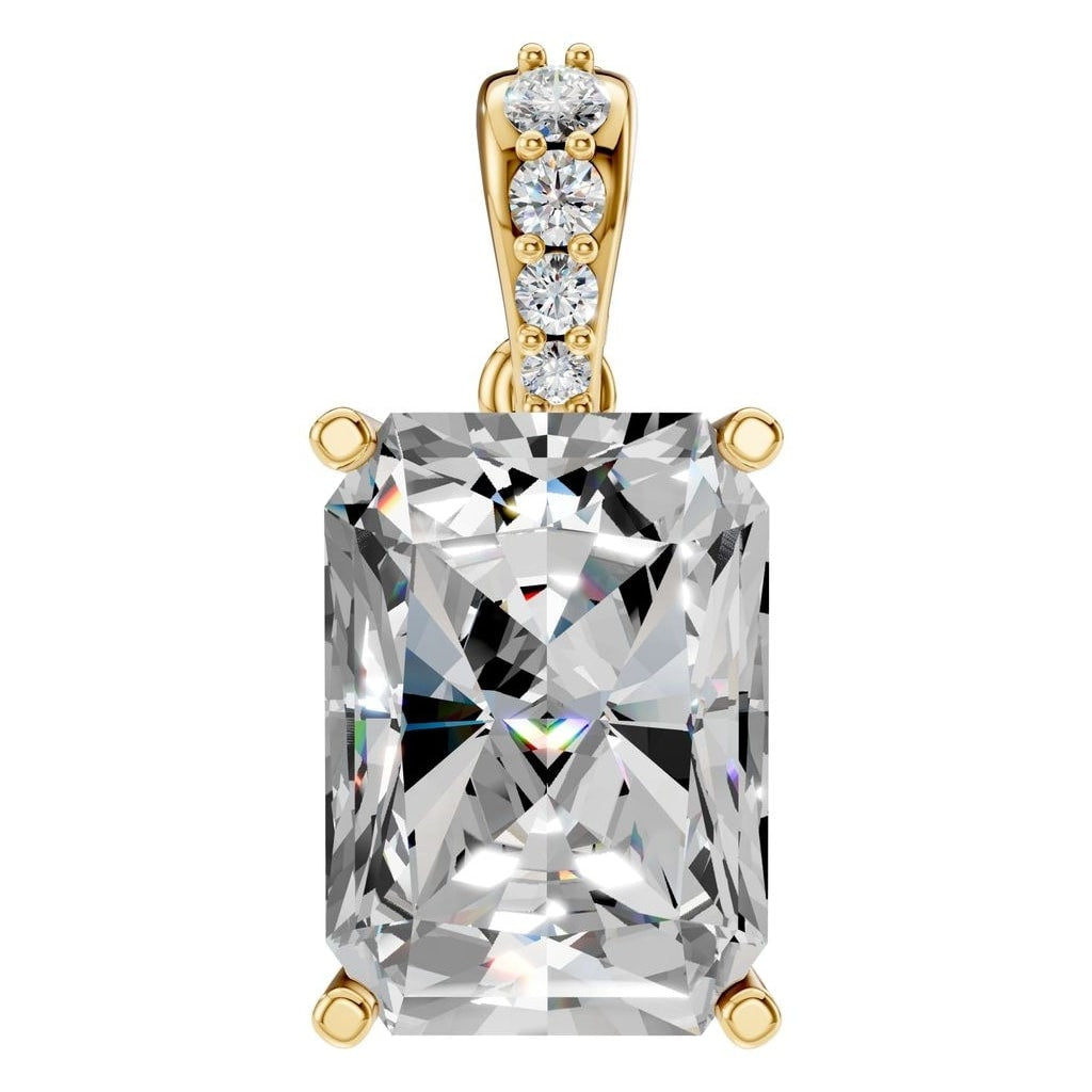 PE-2878 Yellow Gold Pendant SET - Main View