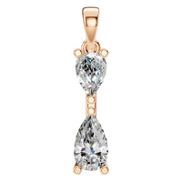 PE-3022 Rose Gold Pendant SET - Main View