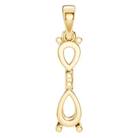 PE-3022 Yellow Gold Pendant UNSET - Main View