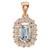 PE-3078 Rose Gold Pendant SET - Main View