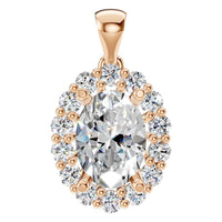 PE-3656 Rose Gold Pendant SET - Main View