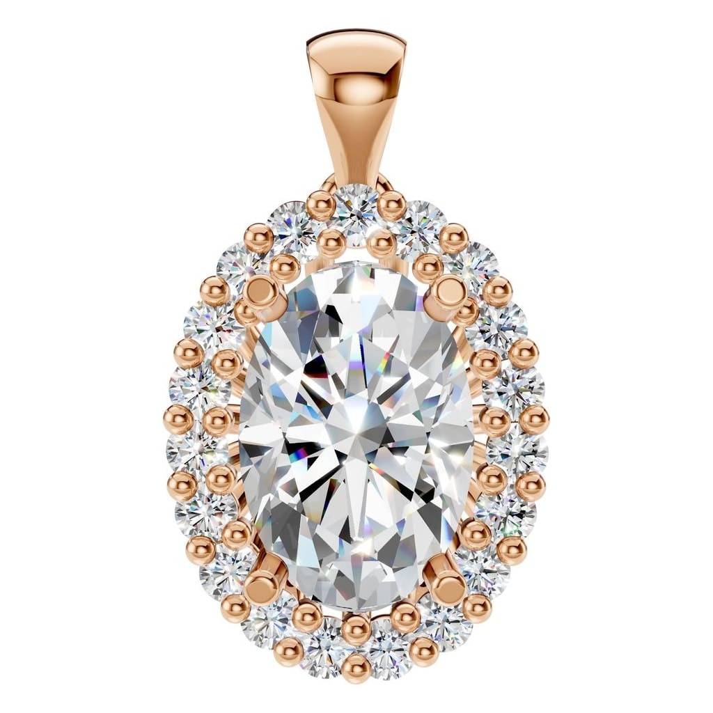 PE-3656 Rose Gold Pendant SET - Main View