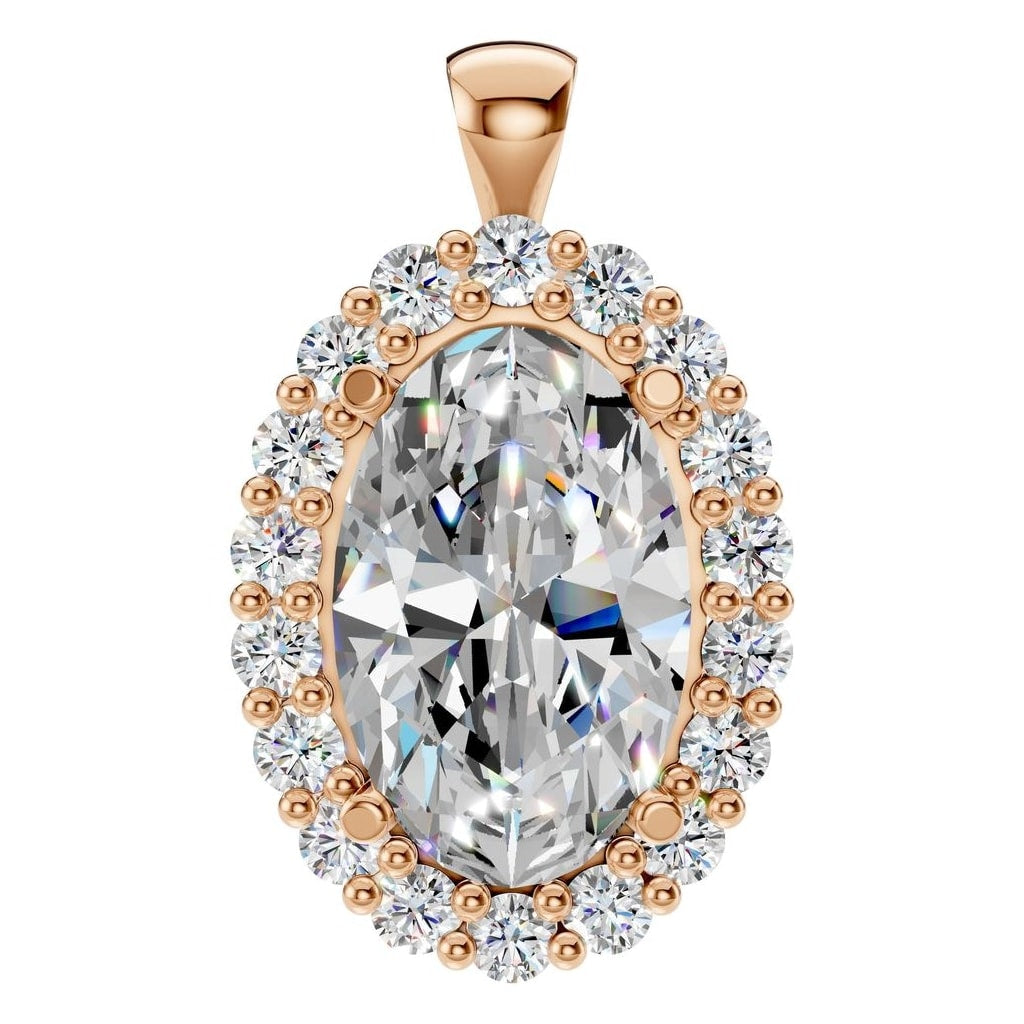 PE-3656 Rose Gold Pendant SET - Main View