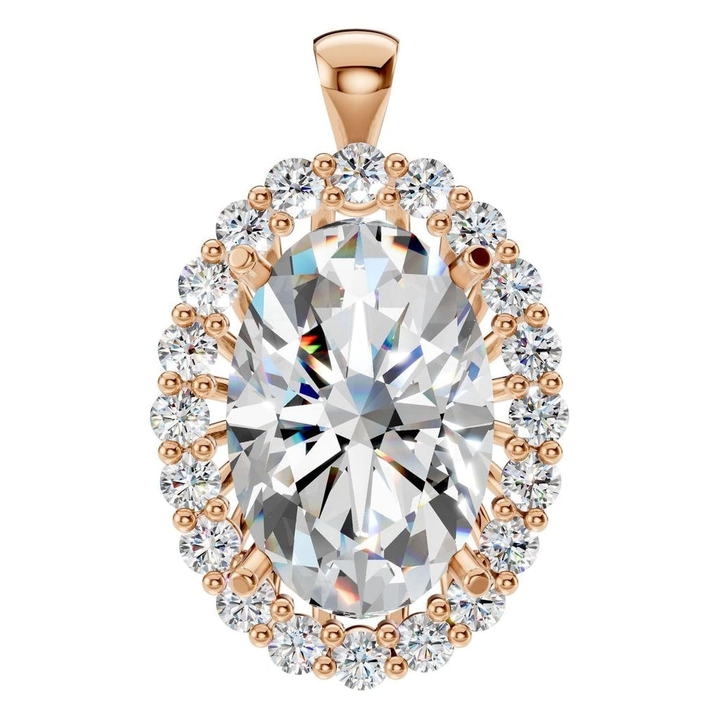 PE-3656 Rose Gold Pendant SET - Main View