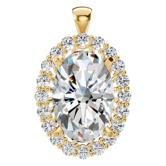 PE-3656 Yellow Gold Pendant SET - Main View