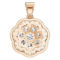 PE-3784 Rose Gold Pendant SET - BACK