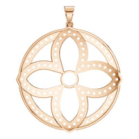 PE-4098 Rose Gold Pendant UNSET - BACK