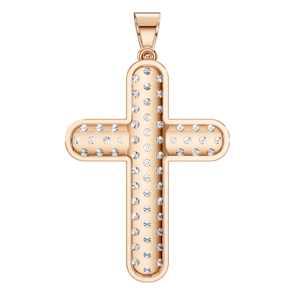 PE-5179 Rose Gold Pendant SET - BACK