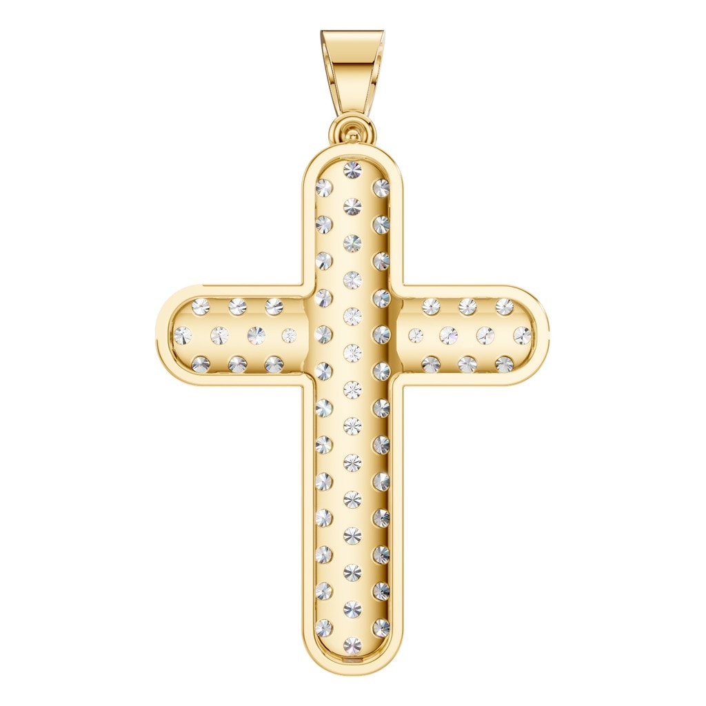PE-5179 Yellow Gold Pendant SET - BACK