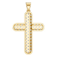 PE-5179 Yellow Gold Pendant SET - BACK