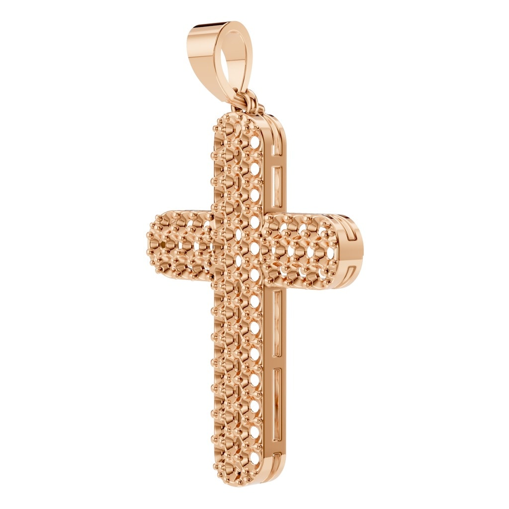PE-5179 Rose Gold Pendant UNSET - ANGLE