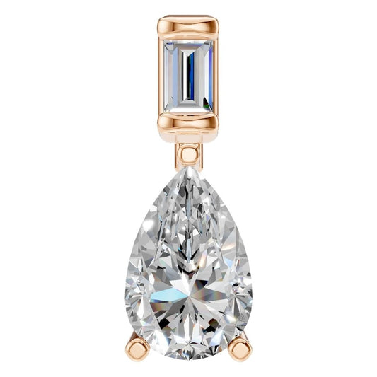 PE-5885 Rose Gold Pendant SET - Main View