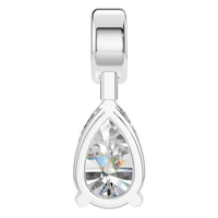 PE-5885 White Gold Pendant SET - BACK