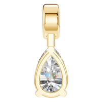 PE-5885 Yellow Gold Pendant SET - BACK