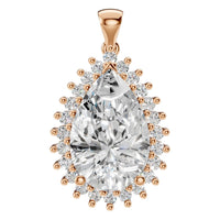PE-5895 Rose Gold Pendant SET - Main View