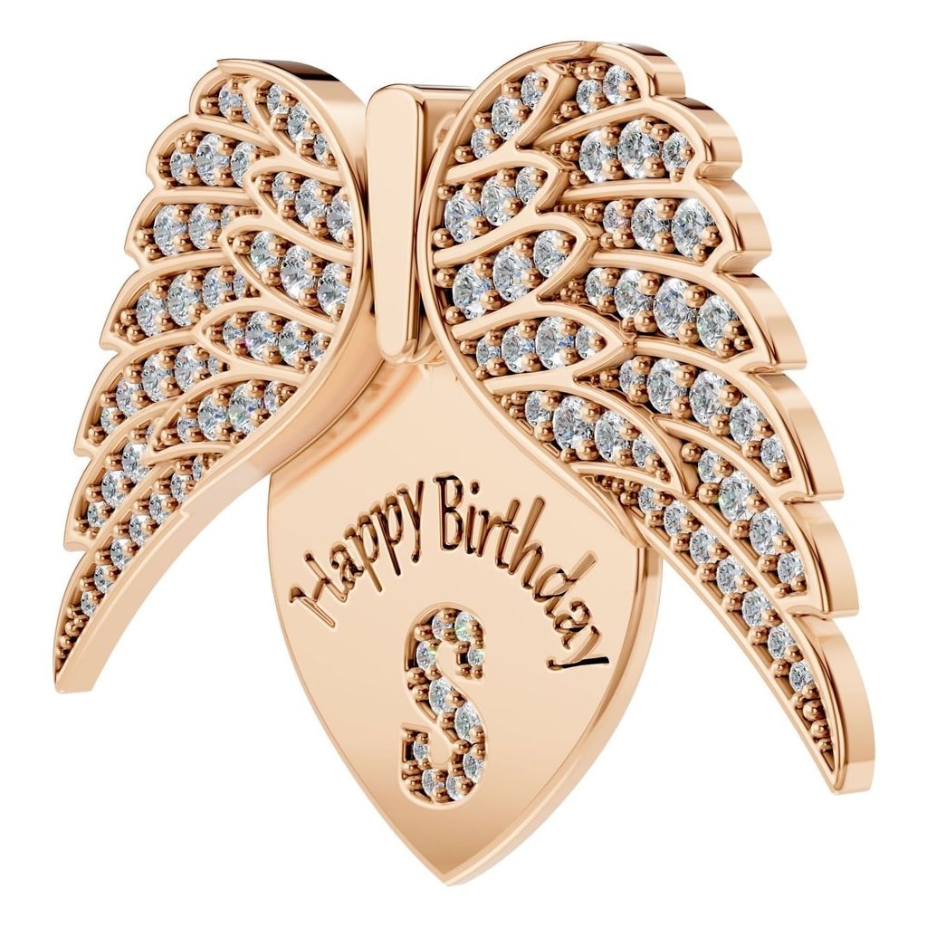 PE-6613 Rose Gold Pendant SET - ANGLE