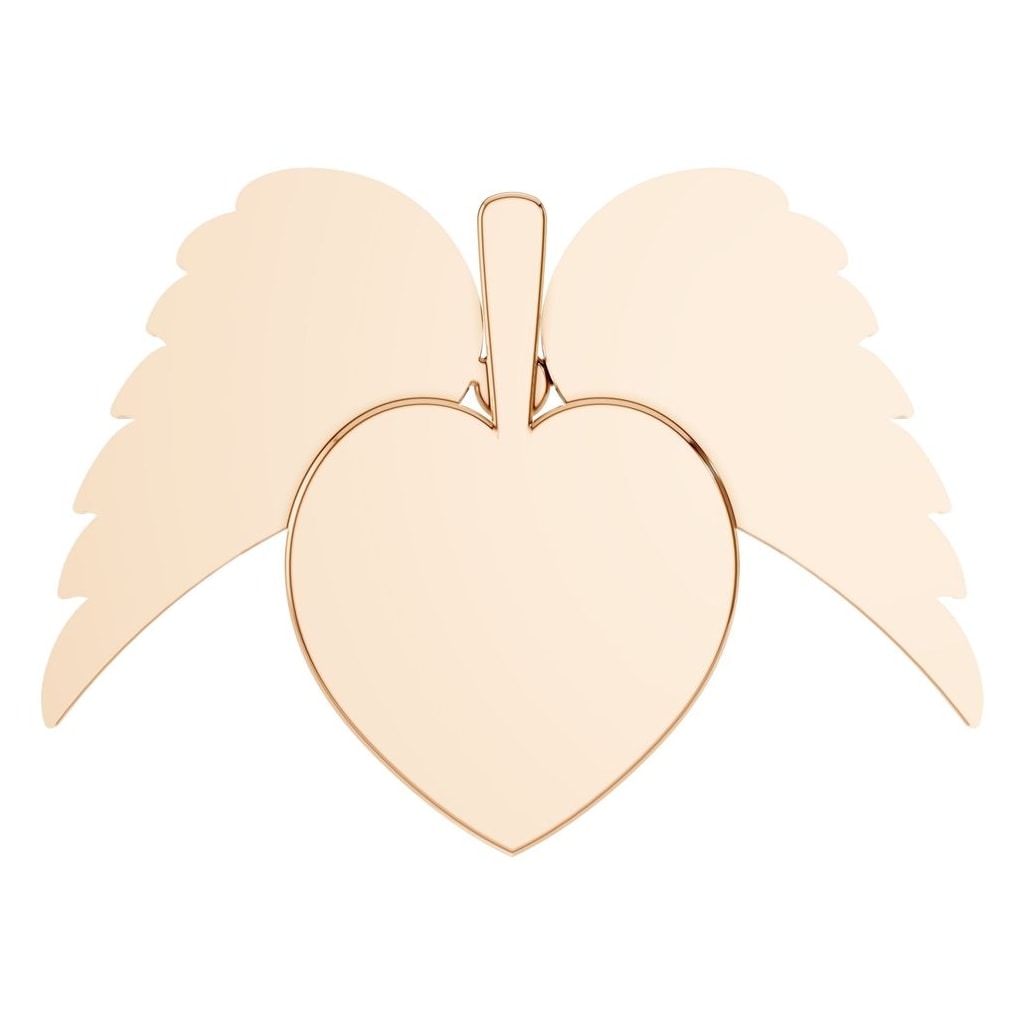 PE-6613 Rose Gold Pendant SET - BACK