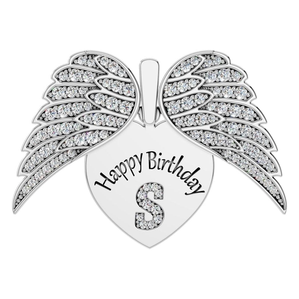 PE-6613 White Gold Pendant SET - Main View