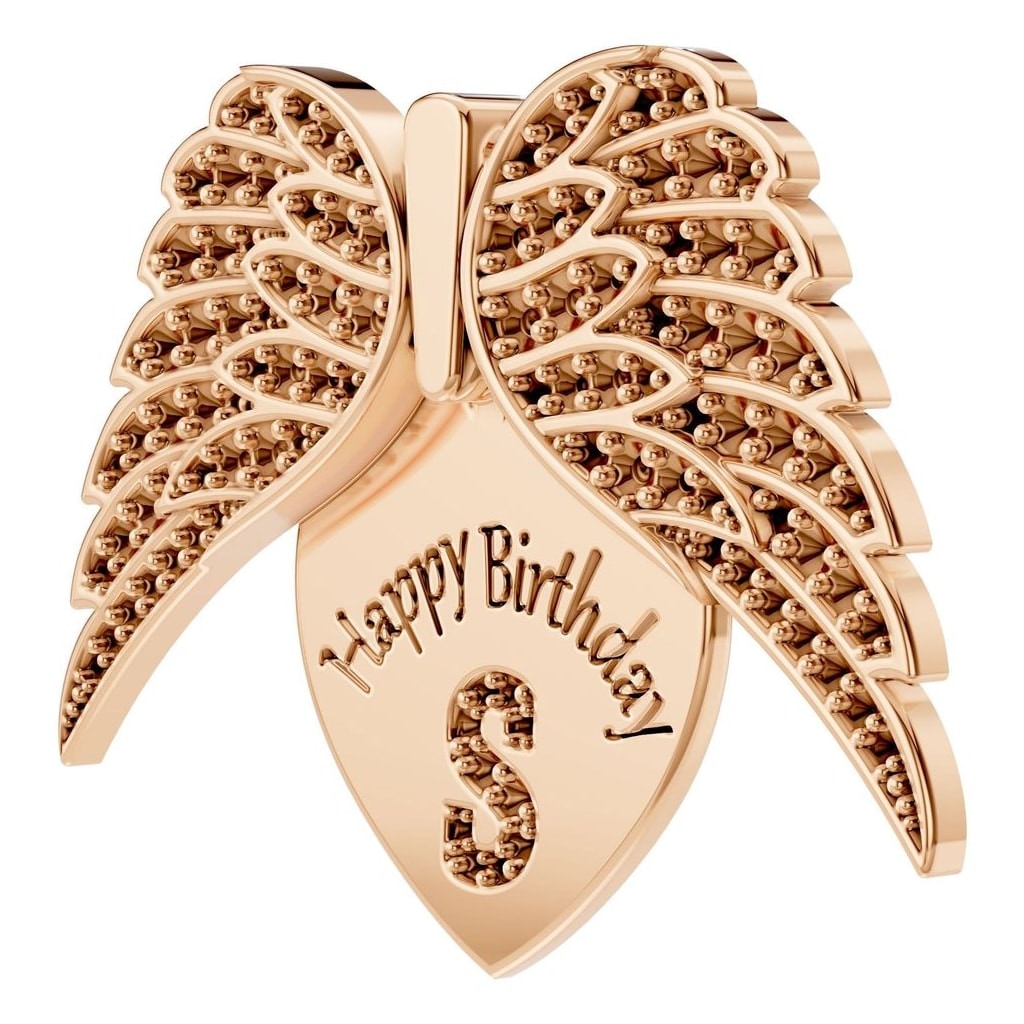 PE-6613 Rose Gold Pendant UNSET - ANGLE