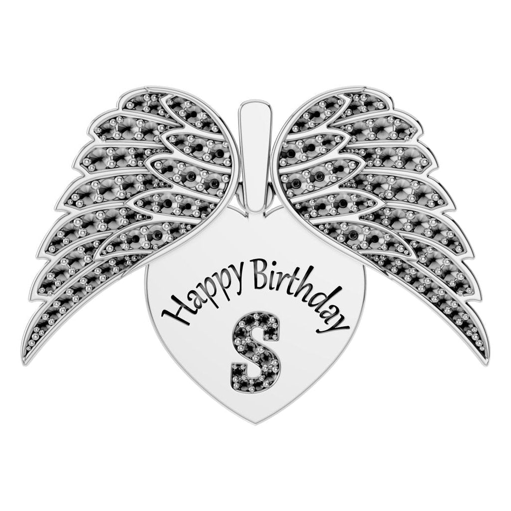 PE-6613 White Gold Pendant UNSET - Main View