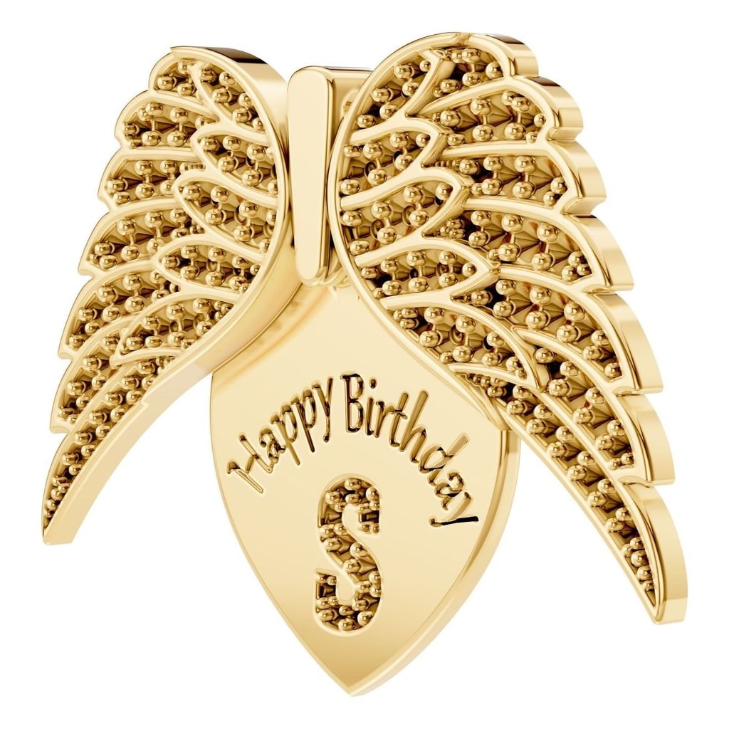 PE-6613 Yellow Gold Pendant UNSET - ANGLE