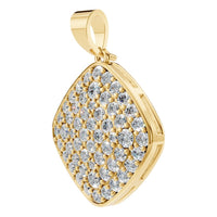 PE-6620 Yellow Gold Pendant SET - ANGLE