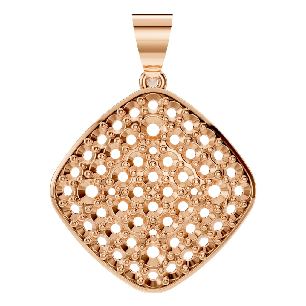 PE-6620 Rose Gold Pendant UNSET - Main View