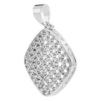 PE-6620 White Gold Pendant UNSET - ANGLE