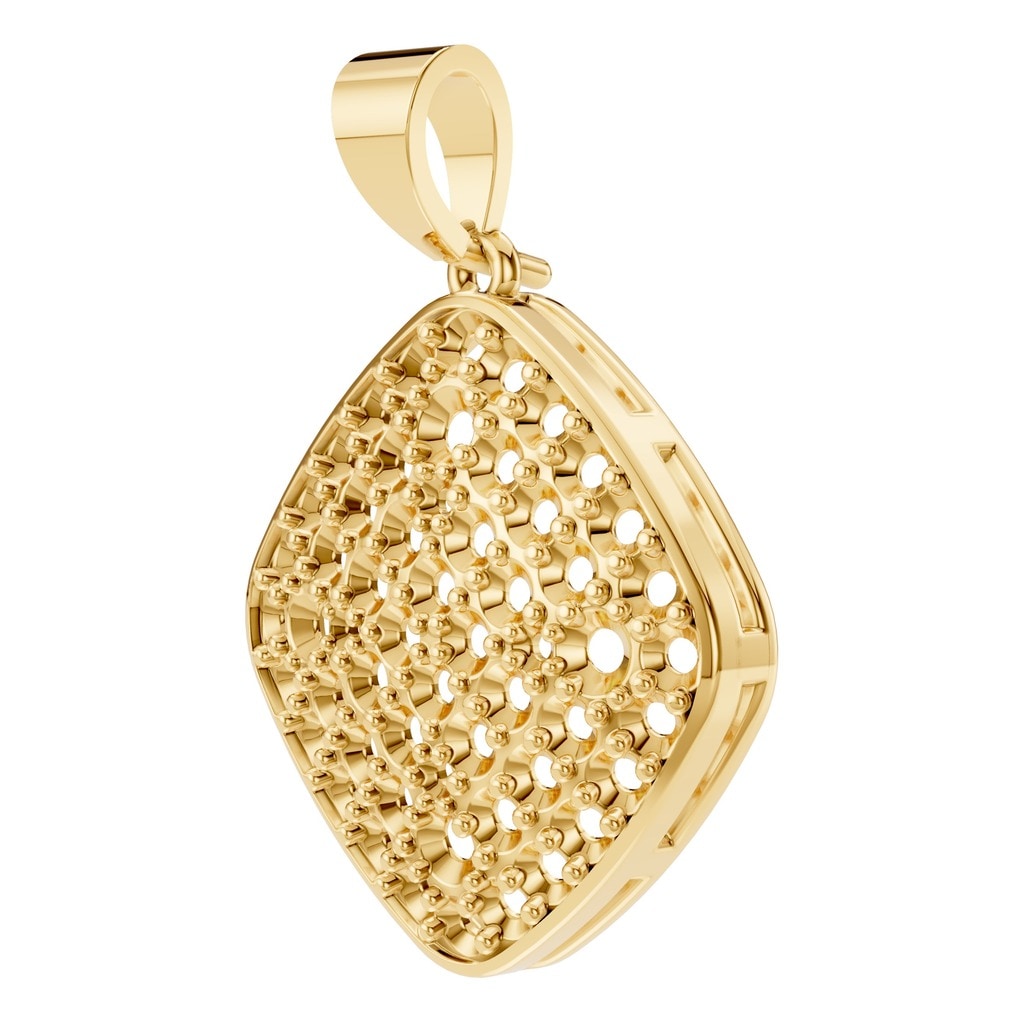 PE-6620 Yellow Gold Pendant UNSET - ANGLE