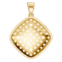 PE-6620 Yellow Gold Pendant UNSET - BACK