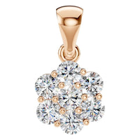 PE-7111 Rose Gold Pendant SET - Main View