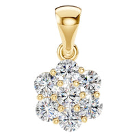 PE-7111 Yellow Gold Pendant SET - Main View