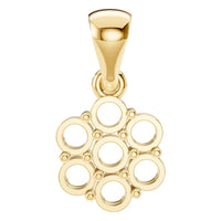 PE-7111 Yellow Gold Pendant UNSET - Main View