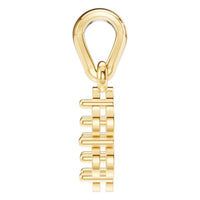 PE-7111 Yellow Gold Pendant UNSET - Side View