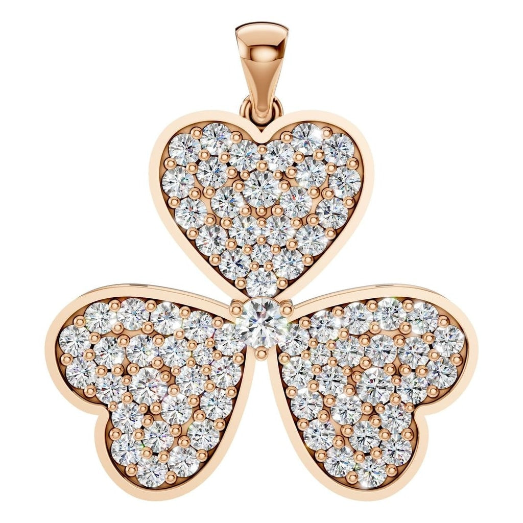 PE-7463 Rose Gold Pendant SET - Main View